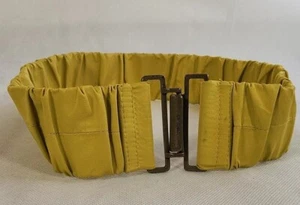 Cinturón elástico amarillo vintage para mujer años 90 temático cinturón ajustable - Imagen 1 de 5