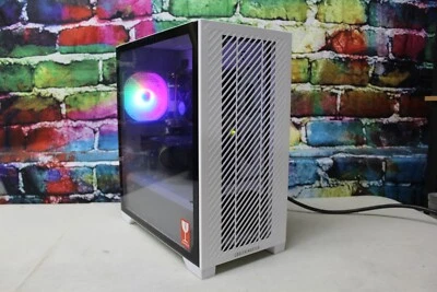 Custom RGB Gaming Desktop PC Intel Core i7 3.40 Quad 16 GB SSD Nvidia 1660 Super - Image 1 of 4