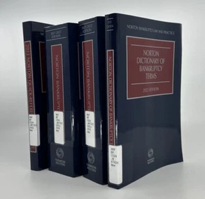 Norton Bankruptcy Law & Practice Code Rules & Terms  4 Vols 2022 Thomson Reuters - Picture 1 of 6