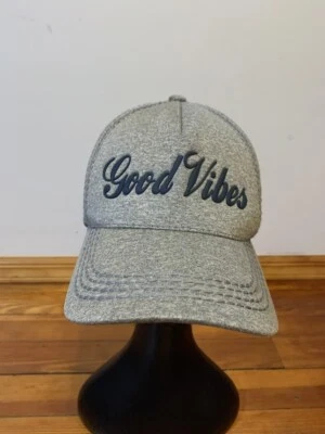 KBETHOS Gray Baseball Cap - GOOD VIBES - SnapBack Polyester One Size - Image 1 of 4