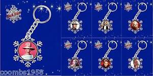 GOLDEN AGE OF HOLLYWOOD ICONS SNOWFLAKE KEYRING