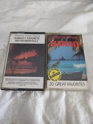 Hawaii’s Favorite Instrumentals/ All The Best From Hawaii- 2 Cassette Set - Image 1 of 4