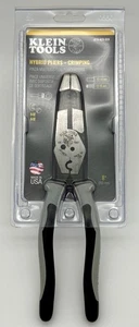 Klein Tools J215-8CR-SEN 8" Hybrid Pliers Crimping J2158CRSEN - New - Picture 1 of 2