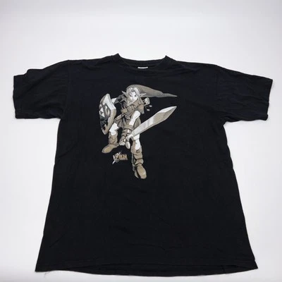 Camiseta De Colección The Legend Of Zelda Ocarina Of Time Para Hombre XL Negra Etiqueta AllSport Años 90’s Foto 1 de 4
