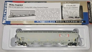 932-41110 Walthers Platinum Line Midwest DDG MWTX 4-Bay Covered Hopper - Picture 1 of 8