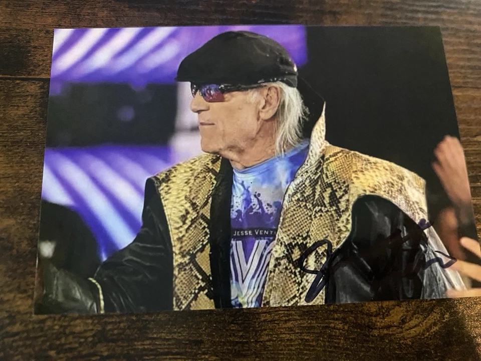 JESSE THE BODY VENTURA Signed AUTOGRAPH 4x6 Photo Wrestler WWE Governor - Image 1 of 1