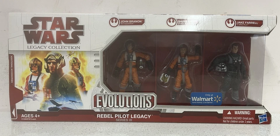 Star Wars Evolutions Set 3.75" Rebel Pilot Legacy Serie III a6 Foto 1 de 3