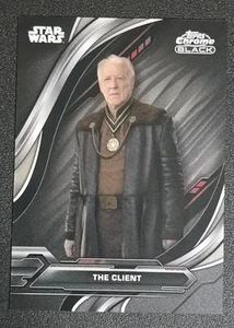 2024 Topps Star Wars Chrome Black #91 THE CLIENT Base - Picture 1 of 1