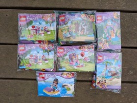 LEGO Friends Lot of 7 Sets 41000 41032 41041 41042 41114 41112 (x 2)