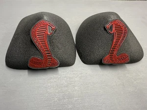 1994-2004 Mustang Cobra Strut Tower Covers (other Logo Colors Available Msg Me) - Foto 1 di 5