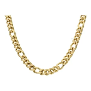 Halskette Figaro 333/000 (8 Karat) Gold, getragen 25323141 42 cm - Bild 1 von 3