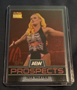 2025 Metal AEW SkyBox Premium Prospects Star Rubies /50 - Taya Valkyrie - Picture 1 of 2