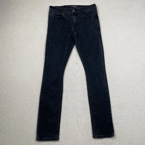 Jeans XXX Rude super skinny uomo 30/32 (vestibilità 30x30) indaco scuro elasticizzato vita media - Foto 1 di 15