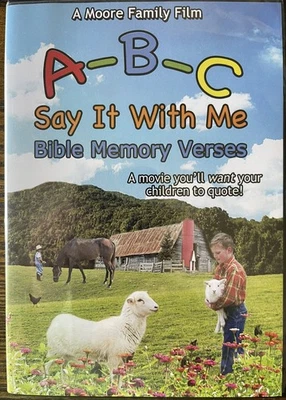 ABC Say It With Me Bible Memory Verses DVD 2013 Family Film : VG - Image 1 of 2