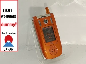 【Factice !】 Téléphone portable SANYO A5503SA (couleur orange) au-japon qui ne fonctionne pas - Photo 1 sur 3