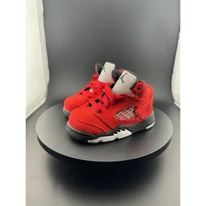 Jordan 5 Retro Raging Bull Red (2021) Sz 4C - Picture 1 of 2