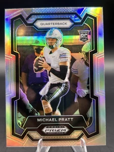 Selecciones del draft de Panini Prizm 2024 - Silver Prizm #144 Michael Pratt (RC) - Imagen 1 de 2