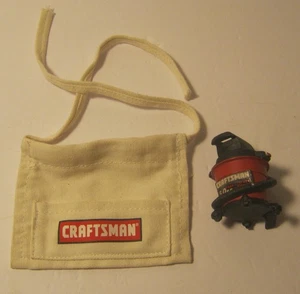 CRAFTSMAN Miniatura TIENDA VAC Llavero y Bolsa de Lona para Uñas!! ¡¡¡SIN USAR!!!! - Imagen 1 de 6