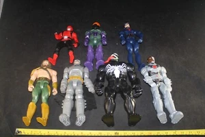 DC COMICS 12" ACTION FIGURE LOT SUPER HEROS 7PC COLLECTION BATMAN SPIDERMAN - Picture 1 of 7