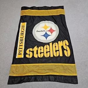 Bandera de pared de los Pittsburgh Steelers pancarta rollo fútbol americano NFL 28" X 40" - Imagen 1 de 12