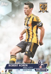 2013-14 Topps EPL Gold Soccer #39 Robert Koren Hull City
