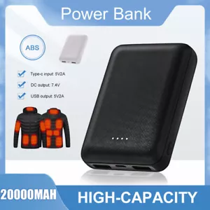 20000mAh Ladegerät Power Bank Akku Backup für beheizte Weste, Wärmejacke Handschuhe - Bild 1 von 13