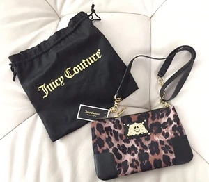 NWT Juicy Couture Crossbody Handbag Purse Leopard Print Malibu LA - Picture 1 of 13
