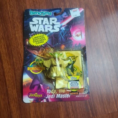 1993 Star Wars Bendems Yoda The Jedi Master Limited Edition  With Trading Card - Image 1 of 3