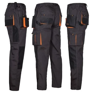 Arbeitshose Bundhose grau schwarz Multifunktion Hose Arbeitskleidung Gr.44 - 64 - Bild 1 von 25