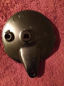 YAMAHA 1981 1982 XS400 XS 400 H SJ REAR WHEEL HUB DRUM BRAKE SHOE PANEL PLATE - Picture 1 of 3