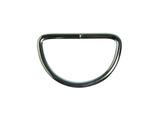 Nuevo 1,000 X Tapicería Cortina Anillos en D Niquelado Metal 25mm 2.5cm - - Imagen 1 de 1