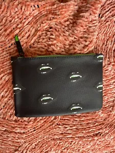Bolso de Viaje Maquillaje Ipsy Vampiro Halloween Nuevo Negro Verde - Imagen 1 de 3