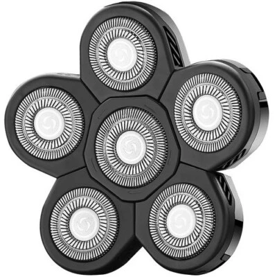 6 Blades Shaver Cutter Head Heard Shaving Bald Replacement For Electric Razor - Image 1 of 4