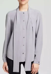 Marc Jacobs JUDO Pure SILK Blouse Button Down Shirt Classy Workwear NWT $850 S - Picture 1 of 12