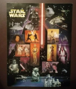 One Sheet: Vintage 2000s Star Wars $0.41 Stamps (14 Stamps) - Picture 1 of 1