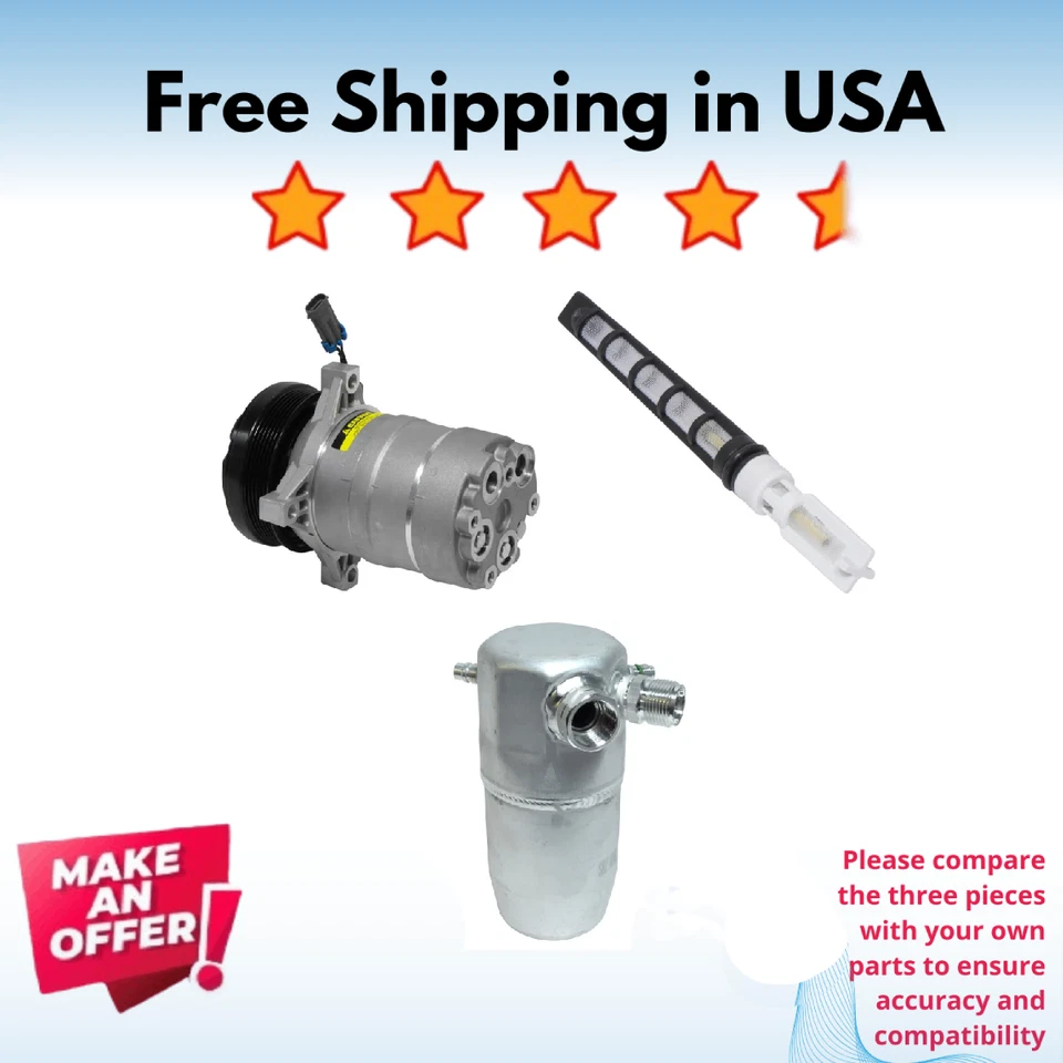 Kit Compressor A/C Fit Buick Commercial Chassis 1994-96,Buick Roadmaster 1994-96 - Image 1 of 4