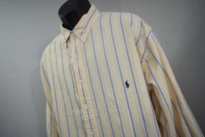 Polo Ralph Lauren Dress Shirt Striped Classic Fit Long Sleeve Mens 4XLT 4XL TALL - Picture 1 of 9