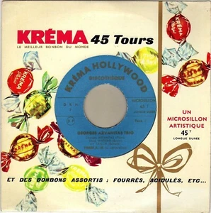 GEORGES ARVANITAS TRIO THREE A.M. / T.W.A. BLUES FRENCH 45 SINGLE - Picture 1 of 1