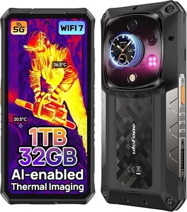 Ulefone ARMOR 28 Ultra THERMAL-32GB+1TB,5G,AI,64MP,8K,10600mAh,120W,Rugged Phone - Picture 1 of 20