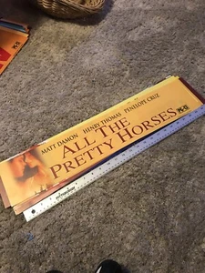 All the pretty horses Matt Damon Theater Poster / Mylar LARGE Vers - 5x25 B2 - Picture 1 of 1