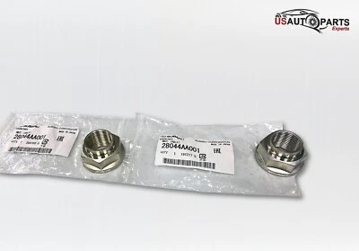 JUEGO X2 - Tuerca de eje genuina Subaru WRX Impreza Forester Outback Legacy Baja 93-15 Foto 1 de 4