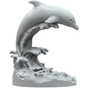Delfín Impresión 3D Modelo Animal Sin Pintar GK Kit en Blanco Nuevo Juguete Caliente En Stock - Imagen 1 de 8