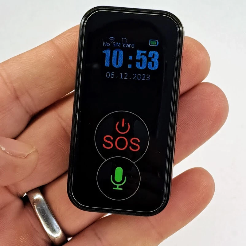 Portachiavi GPS/GSM 4G con Chiamata di Emergenza SOS:per Donne, Bambini, Anziani - Immagine 1 di 4