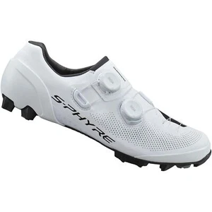 Shimano MTB Clipless Men Shoes XC9 Carbon S-PHYRE SH-XC903 Mountain Bike - White - Picture 1 of 8