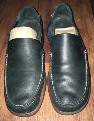 TIMBERLAND Mens Smart Comfort Slip On Black Leather Loafers Shoes Size 7 M - Image 1 of 4