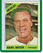 1966 Topps Hank Bauer #229 - Baltimore Orioles Manager