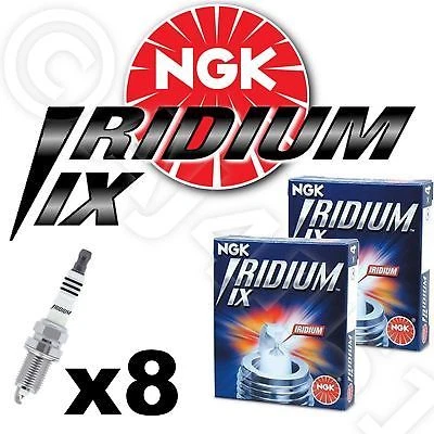 BMW X5 4.4 8cyl NGK IRIDIUM IX SPARK PLUGS x8 - Image 1 of 1