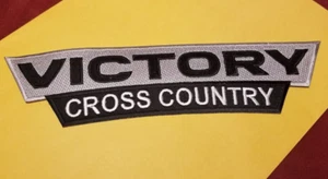 Victory Motorcycles Cross Country Rocker Embroidered Patch 3x11.5" - Picture 1 of 3