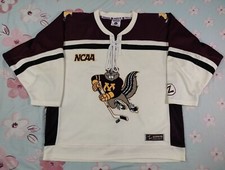 Vintage Minnesota Golden Gophers College-NCAA Ice Hockey Zephyr Jersey SizeL