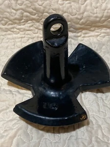 12 Lb River Boat Anchor, Black PVC Vinyl Coating - FO4301 - Bild 1 von 3